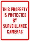 G 117 property protected by surveillance sign