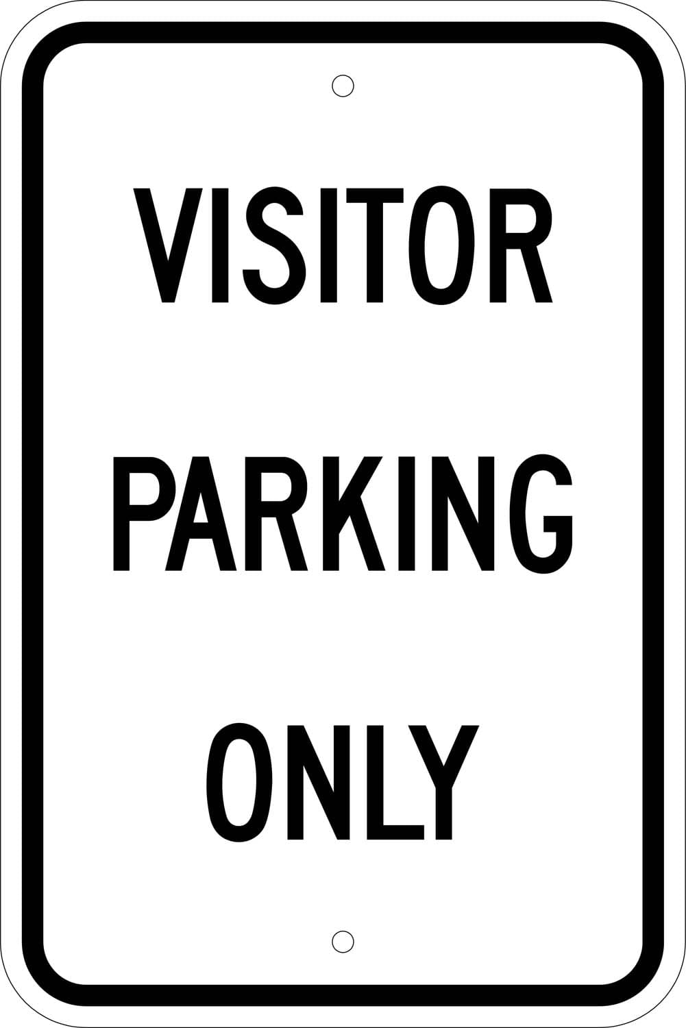 G 27 visitor parking only sign 1