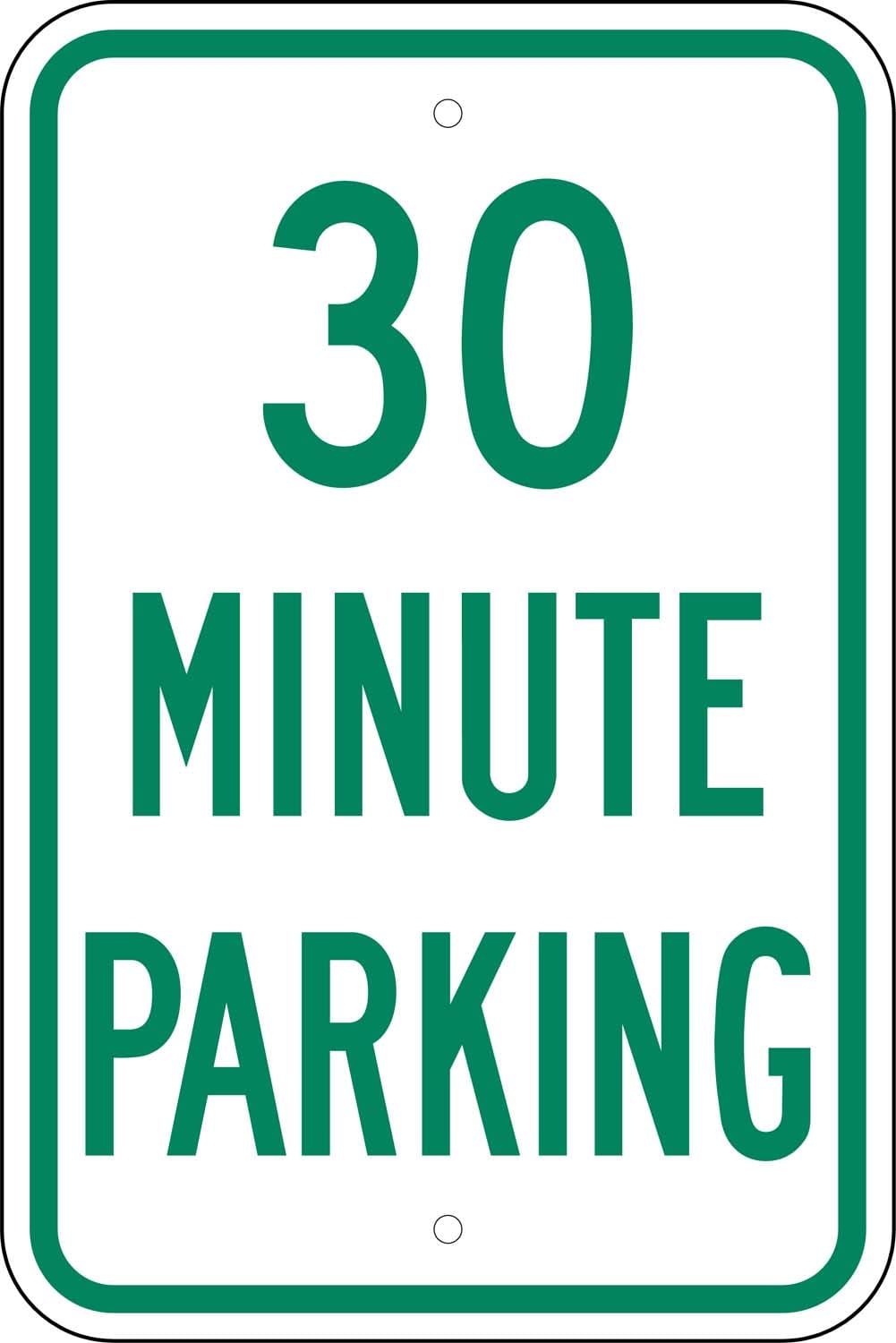 R 69d 30 minute parking sign 1