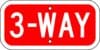 R1 3b 3 way sign