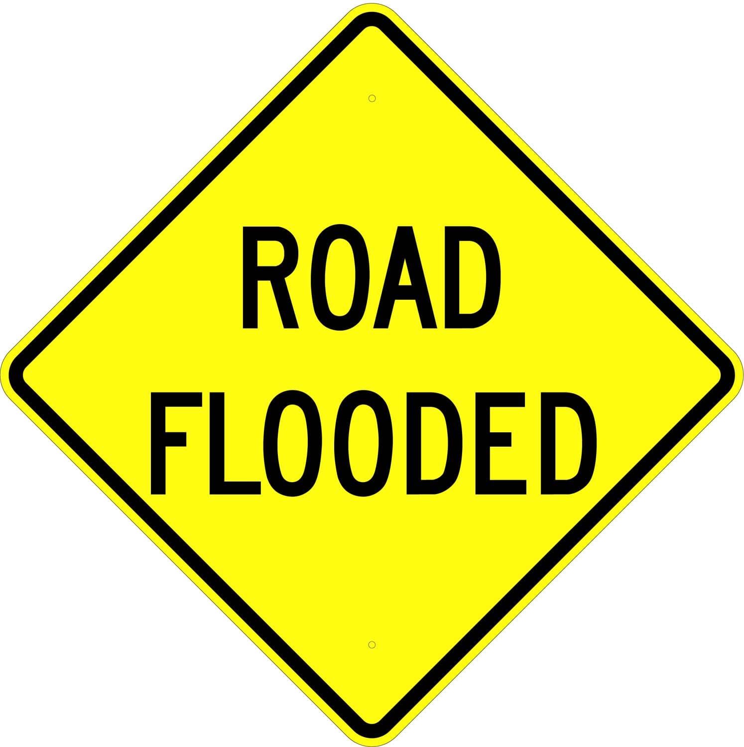 W18 2 road flooded