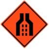 merge symbol roll up sign