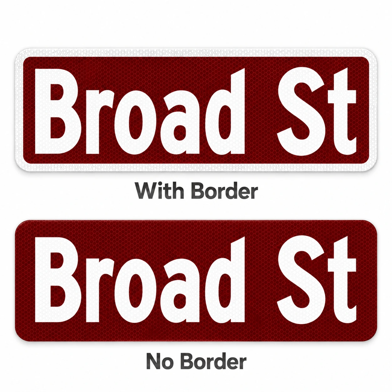 street name sign brown